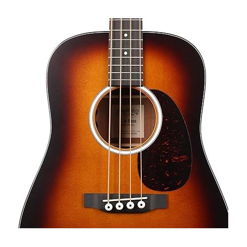  Martin D Jr-10E Acoustic-electric Bass Guitar - Burst