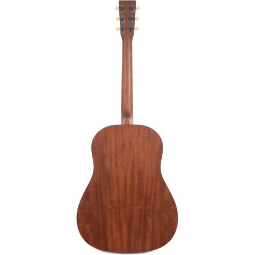  Martin Guitar DSS-17 Acoustic Guitar with Soft-Shell Case, Sitka Spruce and Mahogany Construction, Satin Finish, 000-14 Fret Slope Shoulder, and Modified Low Oval Neck Shape, Whiskey Sunset