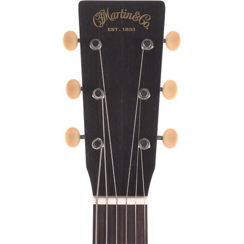  Martin Guitar DSS-17 Acoustic Guitar with Soft-Shell Case, Sitka Spruce and Mahogany Construction, Satin Finish, 000-14 Fret Slope Shoulder, and Modified Low Oval Neck Shape, Whiskey Sunset