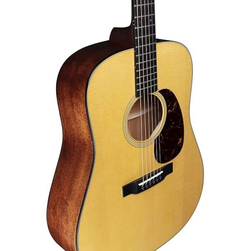  Martin Guitar Standard Series Acoustic Guitars, Hand-Built Martin Guitars with Authentic Wood D-18 Natural