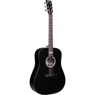 Martin Guitars DX Johnny Cash Signature Edition Acoustic-Electric Guitar with Gig Bag, HPL Construction, Modified D-14 Fret, Performing Artist Neck