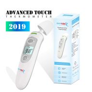 MARUSA Baby Forehead Thermometer with Ear Function by (Support and Safe) Clinical Accuracy Thermometer for Fever Suitable for Baby, Toddler, Infant, and Adults (White)