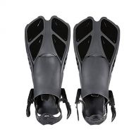 MASA Swimming Fins Adjustable Heel for Diving Snorkeling Water Sports