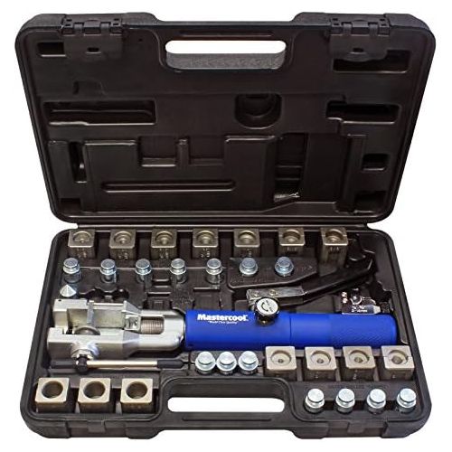  MASTERCOOL 72475-PRC Blue and Silver Universal Hydraulic Flaring Tool Set with Tube Cutter