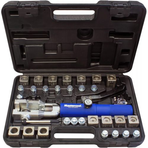  MASTERCOOL 72475-PRC Blue and Silver Universal Hydraulic Flaring Tool Set with Tube Cutter