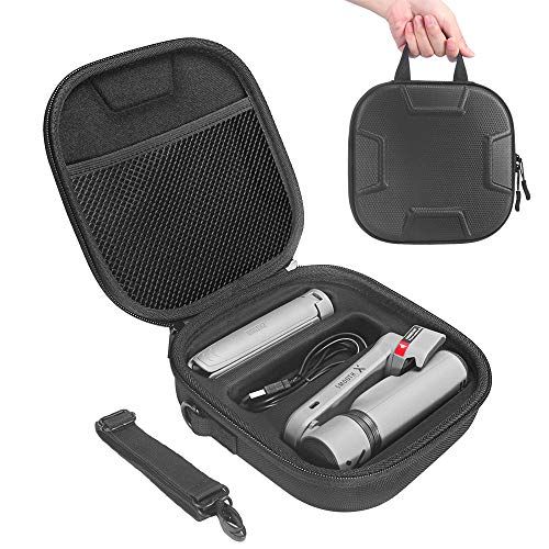  MASiKEN Hard Case for Zhiyun Smooth X 2-Axis Smartphone Gimbal Stabilizer, Travel Protective Carrying Storage Bag (Black)