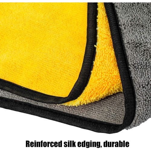  [아마존 핫딜]  [아마존핫딜]MATCC Microfiber Cleaning Cloths 6 Pack 16 x 32 Microfiber Towels for Cars Ultra-Thick Super Absorbent Car Microfiber Towel for Washing Polishing Waxing and Drying Detailing Towel