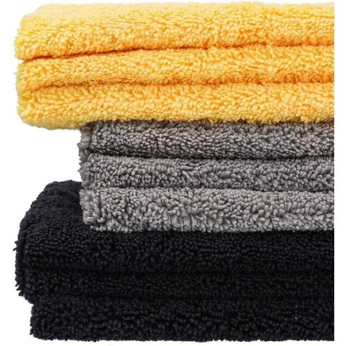  [아마존 핫딜]  [아마존핫딜]MATCC Microfiber Cleaning Cloths 12 Pack Premium Microfiber Towels for Cars Detailing Or Drying Towels for Cleaning Car Windows Dishes 16 x 16