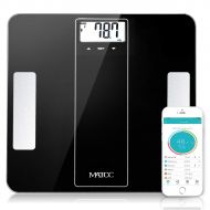 MATCC Bluetooth Body Fat Scale Smart Digital Wireless Weight Bathroom Scale with iOS and Android APP Body Composition Analyzer Health Monitor 400 lbs Capacity