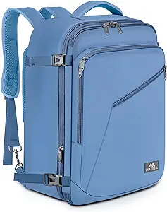 MATEIN Cute Backpack for Women,Nurses Teacher, Expandable Water Resistant Personal Item Carry on Backpacks for Business Trip, 45L Rucksack for Traveler Outdoor Sports, Gift for Traveling