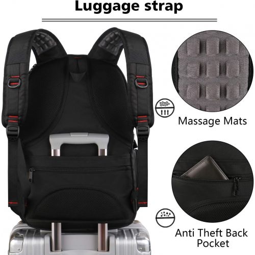  [아마존 핫딜]  [아마존핫딜]MATEIN Backpack for Men, Large School Backpacks Durable Laptop Backpack for Student , TSA Friendly Travel Business Bags for Women, 17 Inch Water Resistant Big College School Bookbags with