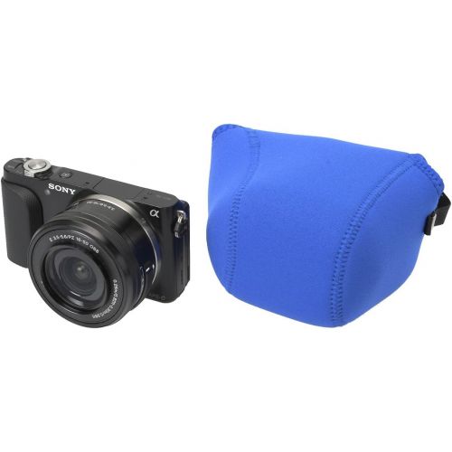  Matin M-10307 Neoprene Protective Case for NEX + / 18-55 mm/Blue