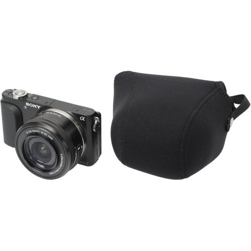  Matin M-10306 Camera Case for Sony Nex + 18-55 mm Neoprene Black