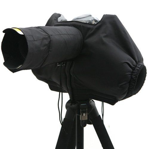  Matin Dslr Camera Video 200mm Lens Deluxe Rain Snow Warm Padded Cover Protector Professional Bag Black