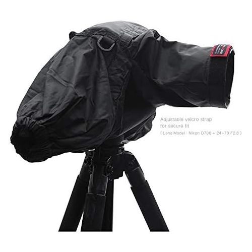  Matin Dslr Camera 300mm Long Lens Deluxe Rain Cover Pouch Professional Bag Black