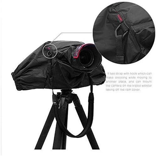  Matin DSLR SLR Camera 300mm Long Lens Deluxe Rain Cover Professional V2 - Black