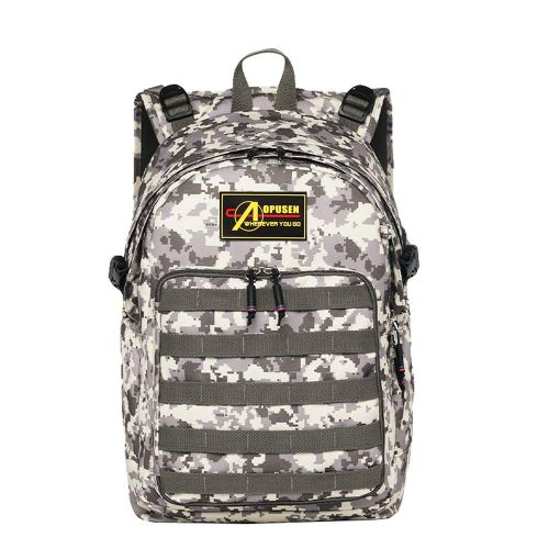  MATMO Camouflage Backpack for Kids Boys Girls Camo Backpack Casual Daypack (Gray Camouflage)