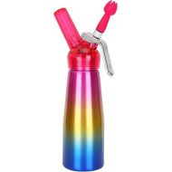 Whipped Cream Dispenser, Gourmet Cream Whipper, Colorful Aluminium for Ice Cream Cream Dessert (500ml)