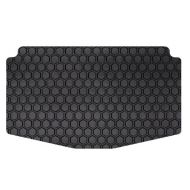 MAX Intro-Tech Hexomat Third Row Custom Floor Mat for Select Dodge Durango Models - Rubber-like Compound (Black)