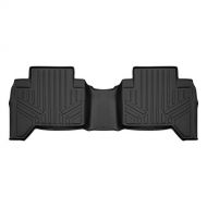 MAXLINER Floor Mats 2nd Row Liner Black for 2016-2018 Toyota Tacoma Double Cab
