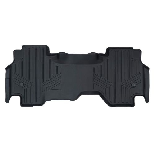  MAX LINER SMARTLINER Floor Mats 2nd Row Liner Black for 2019 Ram 1500 Quad Cab with 1st Row Captain Seat or Bench Seats
