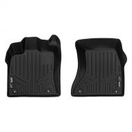 MAXLINER Floor Mats 1st Row Liner Set Black for 2009-2017 Audi Q5 / 2014-2017 SQ5 / 2014-2018 Porsche Macan