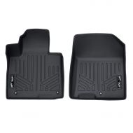 MAX LINER A0411 Custom Fit Floor Mats 1st Row Liner Set Black for 2019 Hyundai Santa Fe 5 Passenger Models