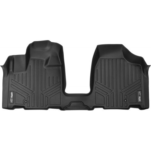  MAXLINER Floor Mats 1st Row 1 Piece Liner Black for 2008-2018 Dodge Grand Caravan / Chrysler Town & Country