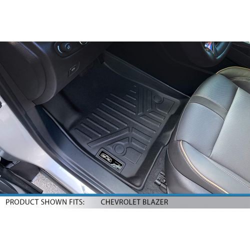  MAX LINER MAXLINER Custom Fit Floor Mats 2 Row Liner Set Black for 2019 Chevrolet Blazer