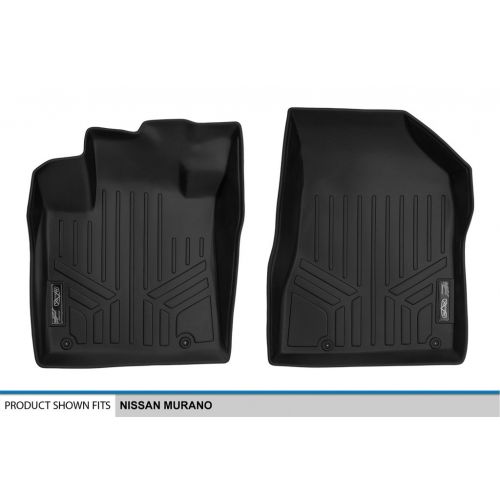  MAXLINER Floor Mats 1st Row Liner Set Black for 2015-2017 Nissan Murano: Automotive