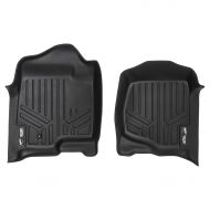 MAX LINER SMARTLINER Floor Mats 1st Row Liner Set Black for 2007-2013 Silverado/Sierra-Avalanche - 2007-2014 Tahoe-Suburban-Yukon-Yukon XL-Escalade