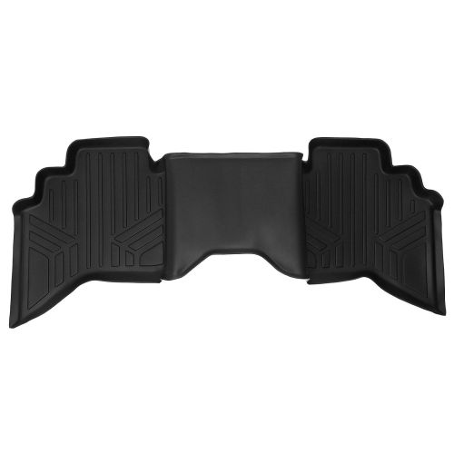  MAX LINER MAXLINER Floor Mats 2nd Row Liner Black for 2002-2008 Dodge Ram 1500 Quad Cab / 2003-2009 2500/3500 Quad Cab