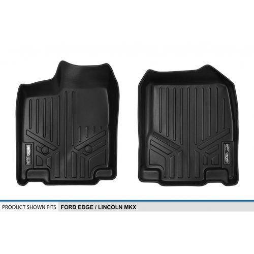  MAXLINER Floor Mats 1st Row Liner Set Black for 2011-2014 Ford Edge / 2011-2015 Lincoln MKX