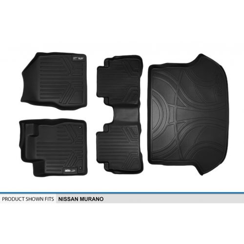  MAX LINER SMARTLINER Floor Mats and Cargo Liner Set Black for 2015-2017 Nissan Murano