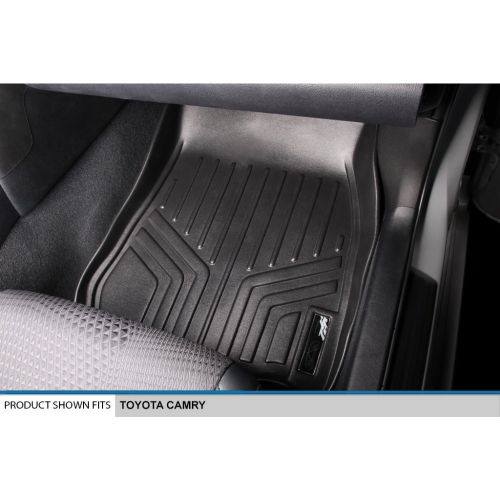  MAX LINER MAXLINER Floor Mats 2 Row Liner Set Black for 2012-2015 Toyota Camry