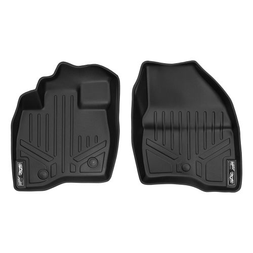  MAX LINER SMARTLINER Floor Mats 1st Row Liner Set Black for 2017-2018 Ford Explorer