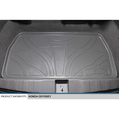  MAX LINER SMARTLINER Floor Mats 3 Rows and Cargo Liner Set Grey for 2011-2017 Honda Odyssey