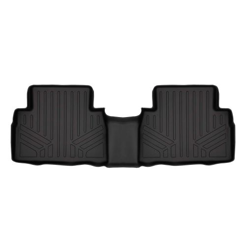  MAX LINER SMARTLINER Custom Fit Floor Mats 2nd Row Liner Black for 2019 Hyundai Santa Fe 5 Passenger Models