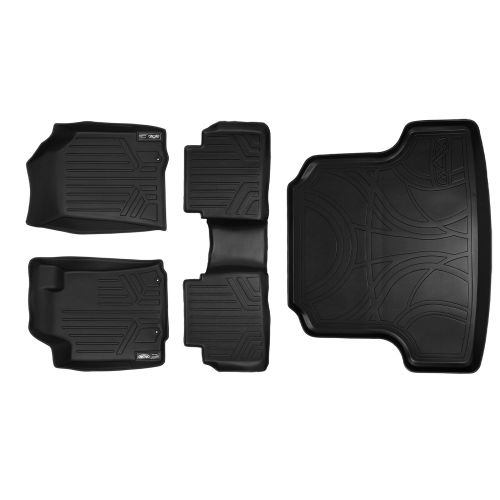  MAX LINER SMARTLINER Floor Mats and Cargo Liner Set Black for 2013-2018 Nissan Altima Sedan (Manufactured After Nov. 2012)