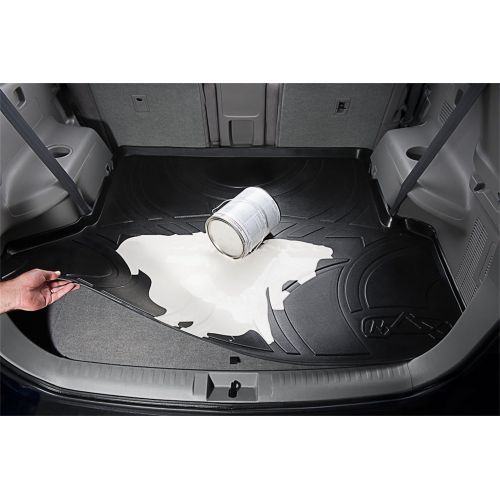  MAX LINER D0152 All Weather Custom Fit Cargo Trunk Liner Floor Mat Behind 2nd Row Seat Black for 2014-2019 Toyota Highlander