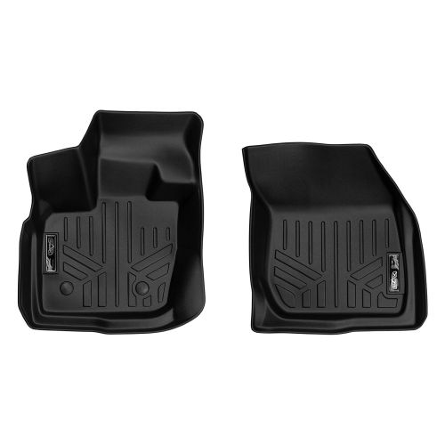  MAX LINER SMARTLINER Floor Mats 1st Row Liner Set Black for 2017-2018 Ford Fusion/Lincoln MKZ