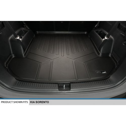  MAX LINER SMARTLINER Floor Mats 2 Rows and Cargo Liner Set Black for 2016-2019 Kia Sorento 7 Passenger Model Only