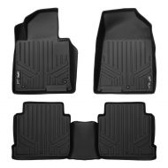 MAX LINER SMARTLINER Floor Mats 2 Row Liner Set Black for 2015-2018 Hyundai Sonata (Non Hybrid) / 2016-2018 Kia Optima (Non Hybrid)