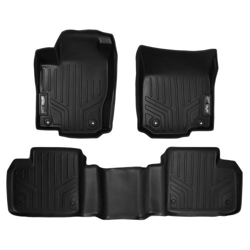  MAX LINER SMARTLINER Floor Mats 2 Row Liner Set Black for 2012-2018 Mercedes Benz ML/GL / GLE/GLS Series