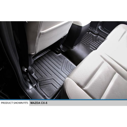  MAX LINER SMARTLINER Floor Mats 2 Row Liner Set Black for 2013-2016 Mazda CX-5