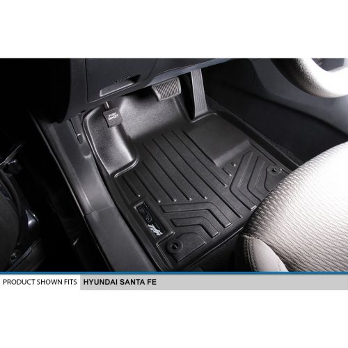  MAXLINER Floor Mats 2 Row Liner Set Black for 2013-2018 Hyundai Santa Fe: Automotive