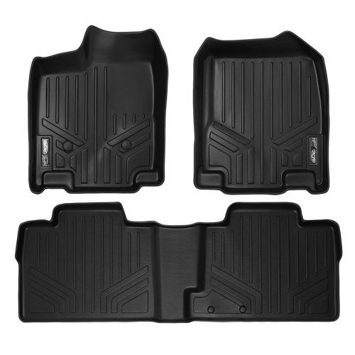  MAX LINER SMARTLINER Floor Mats 2 Row Liner Set Black for 2011-2014 Ford Edge / 2011-2015 Lincoln MKX