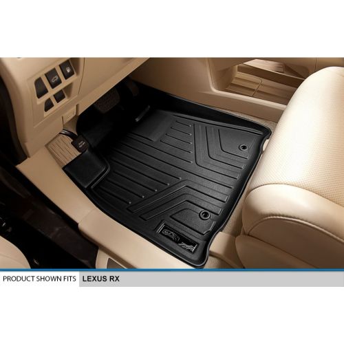  MAX LINER SMARTLINER Floor Mats 2 Row Liner Set Black for 2013-2015 Lexus RX350/RX450h