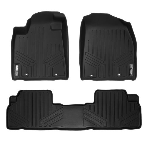  MAX LINER SMARTLINER Floor Mats 2 Row Liner Set Black for 2013-2015 Lexus RX350/RX450h