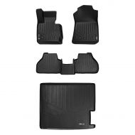 MAX LINER A0262/B0262/D0262 MAXFLOORMAT Floor Mats (2 Rows) and MAXTRAY Cargo Liner Set Black for 2011-2017 BMW X3